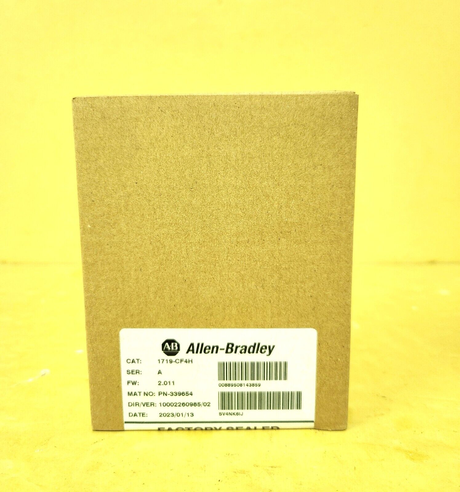 2023 New Sealed Allen Bradley 1719-CF4H /A Analog 4 Channel HART IO Configurable