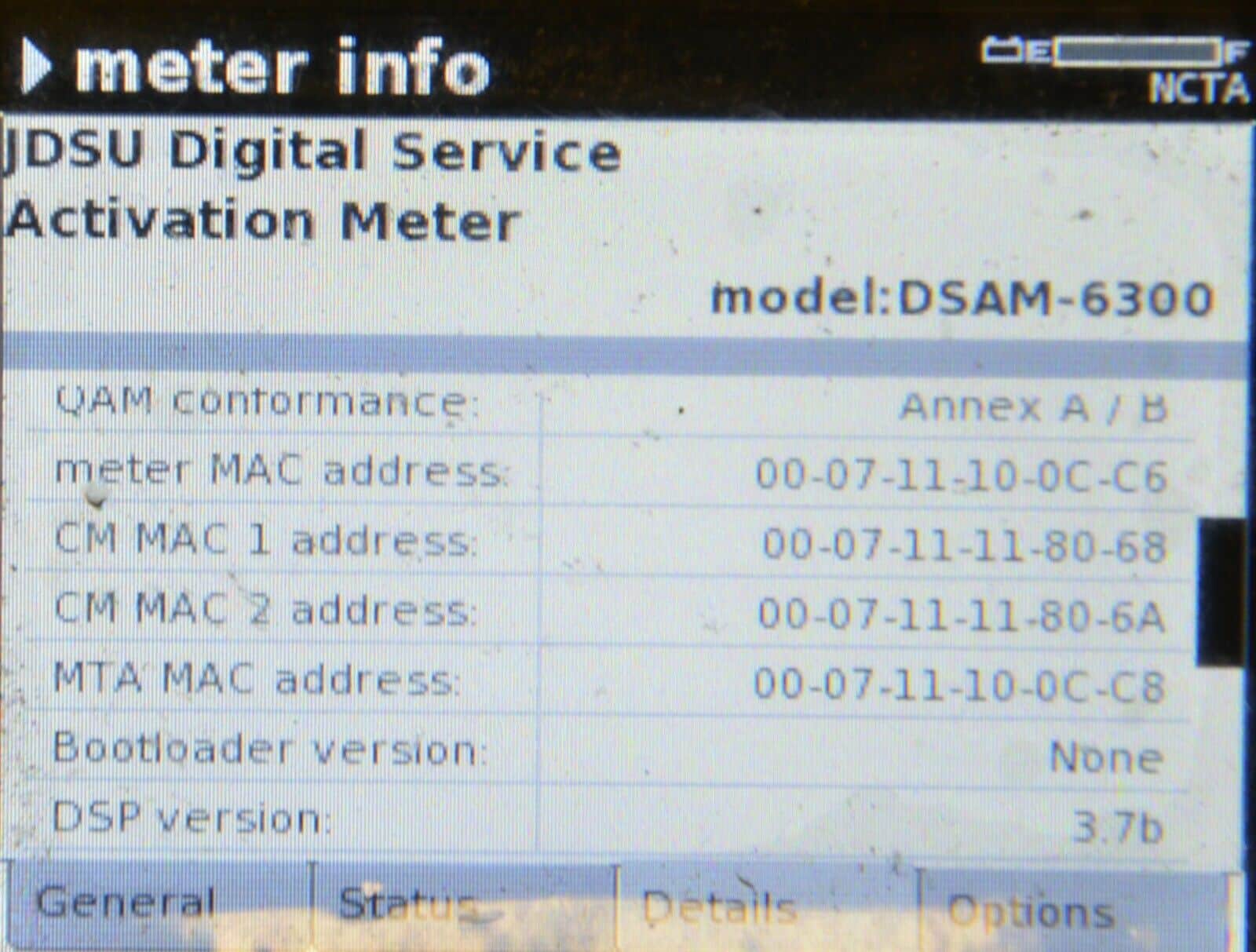 Demo Viavi JDSU DSAM 6300 XT Rev Fwd Sweep Cable Meter Docsis 3.0 Annex A/B ONX