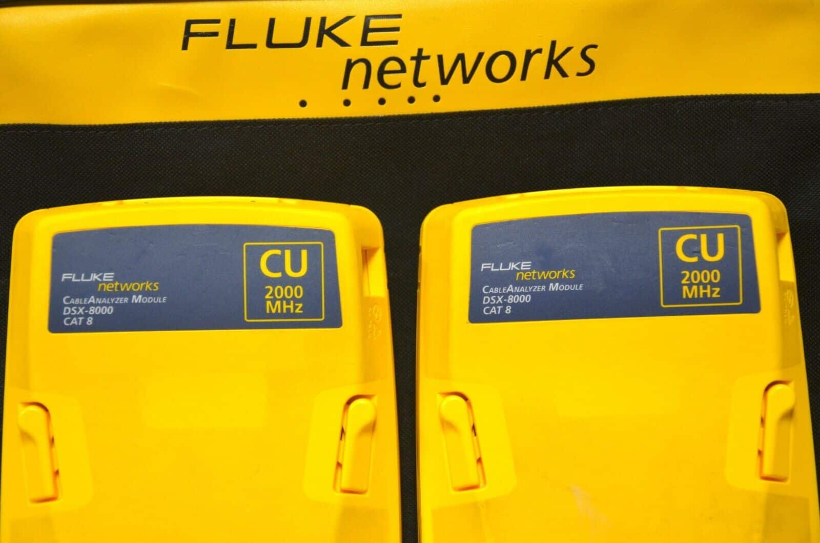 Fluke Networks DSX-8000 Versiv Cat6a Cat8 LAN Cable Certifier DSX 8000 DSX8000