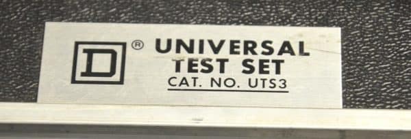 Square D UTS3 Universal Test Set Circuit Breaker Kit Micrologic CBTMT CBTMB