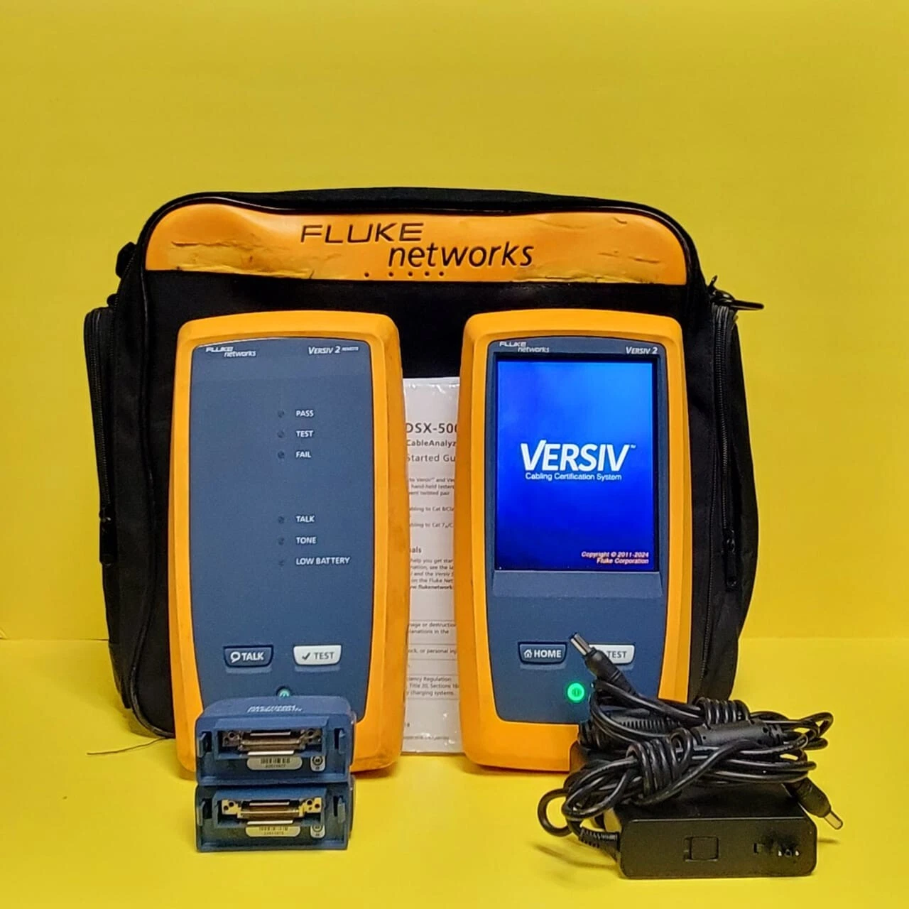 Fluke Networks DSX-5000 Versiv 2 Cat6 LAN Cable Certifier Tester DSX 5000 Cat6A
